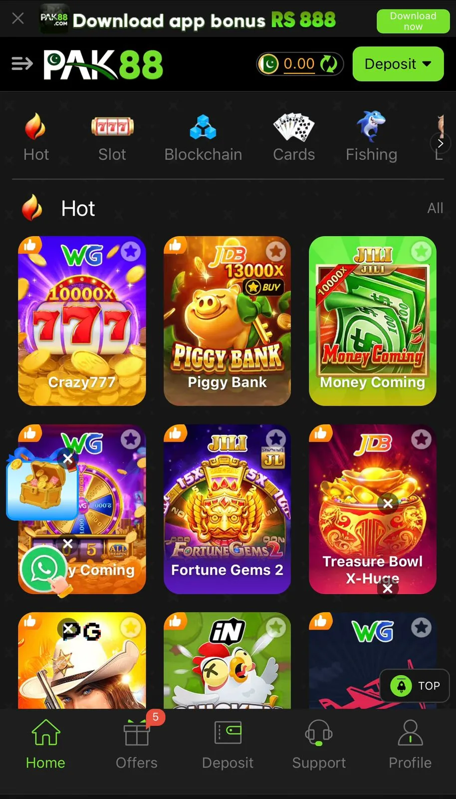 Pak88 Game Home Page
